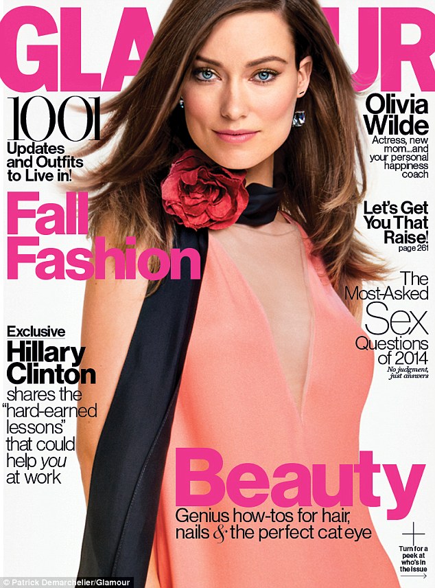 olivia wilde breastfeeding child glamour september 2014 4