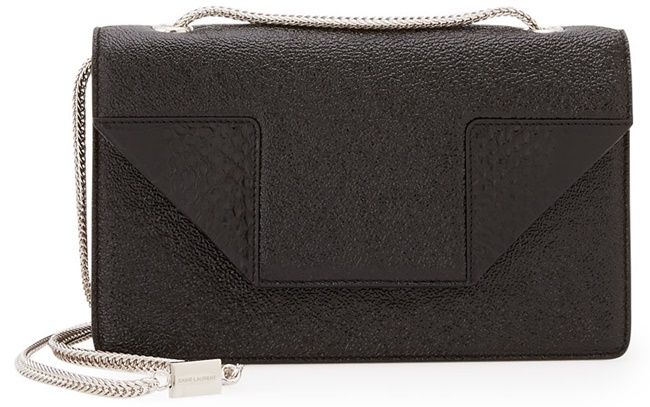 saint laurent mini betty crossbody elephant suede