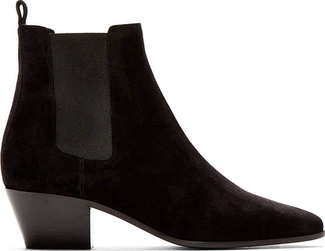 saint laurent wyatt 40 ankle boots