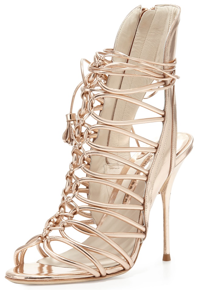 sophia webster lacey sandals gold metallic