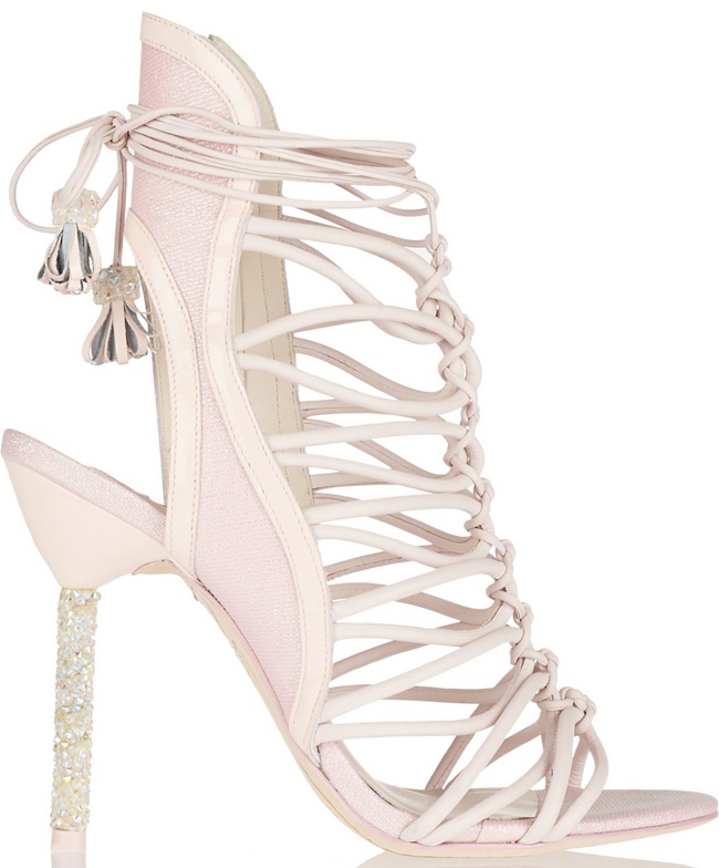 sophia webster lacey sandals nude