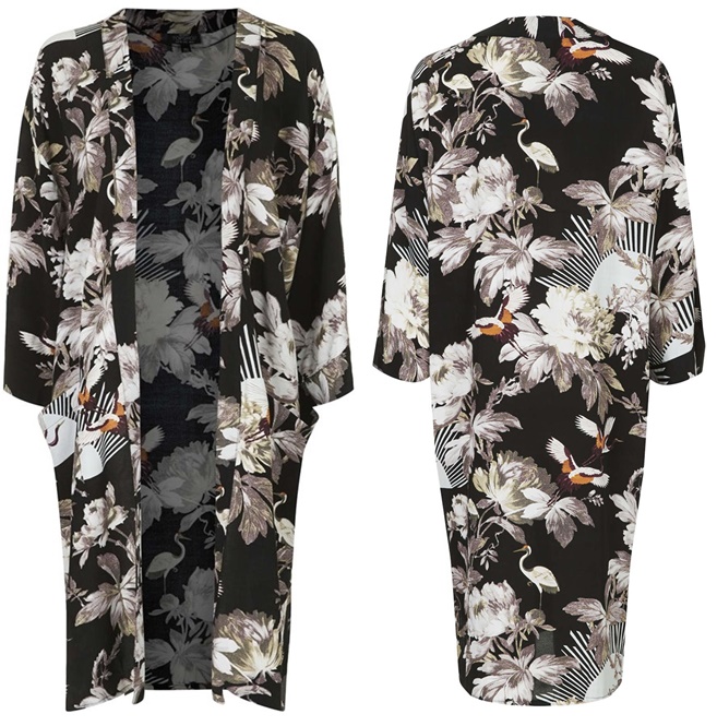 topshop fantasy print kimono-horz