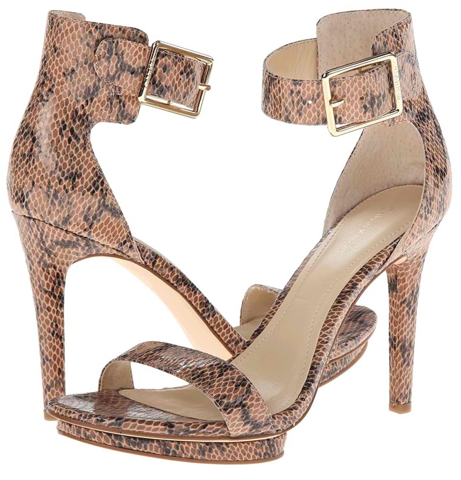 calvin klein snakeskin heels