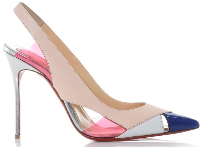 christian louboutin air chance slingback pumps