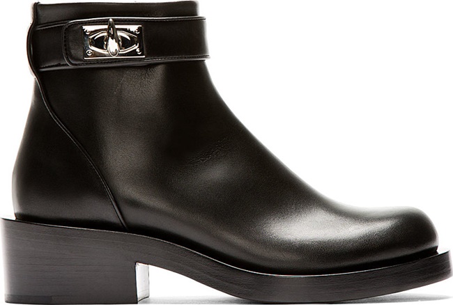 givenchy shark tooth closure buckle ankle boots 3