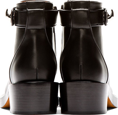 givenchy shark tooth closure buckle ankle boots 5