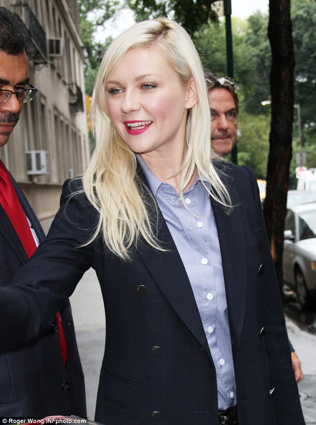 kirsten dunst the view masculine feminine style booties face of january