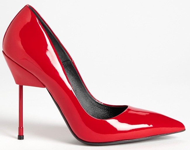 kurt geiger britton pumps red patent 3