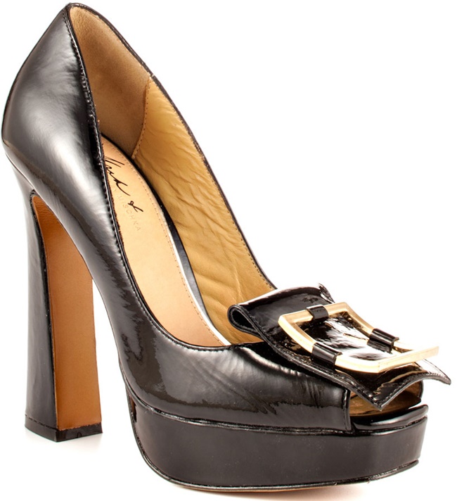 mark james badgley mischka platform pumps