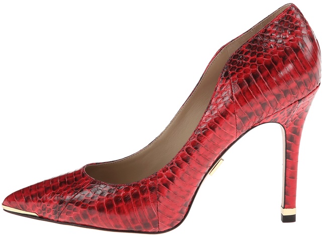 michael kors avra pumsp red snake