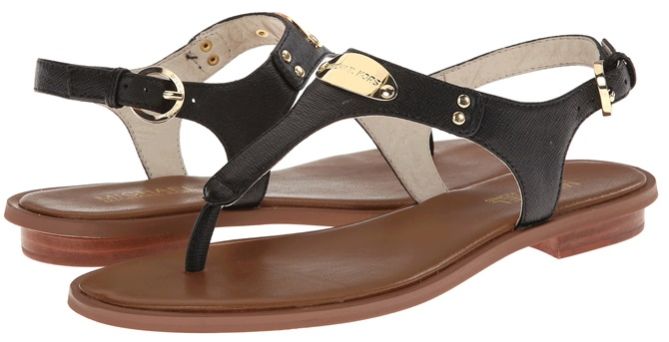 michael michael kors metal plate thong sandals 5