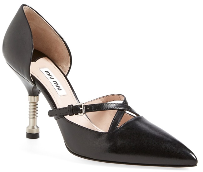 miu miu bolt heel d orsay pumps