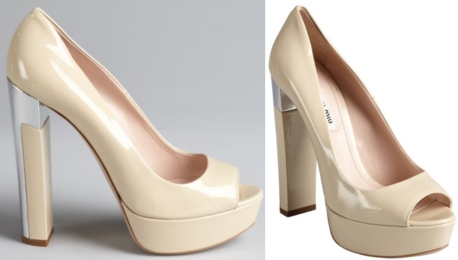 miu miu nude platform peep toe pumps 2-horz