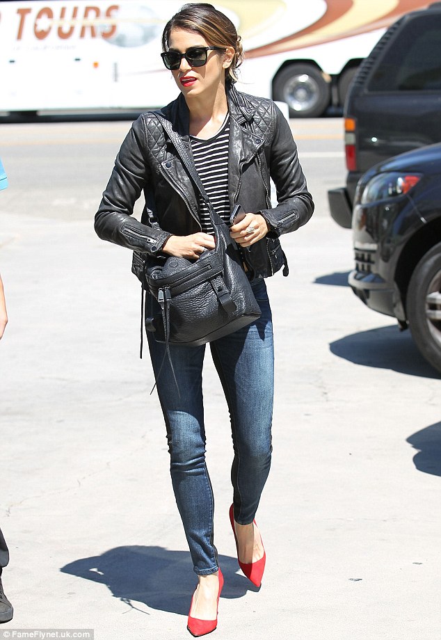 nikki reed red pumps jens style