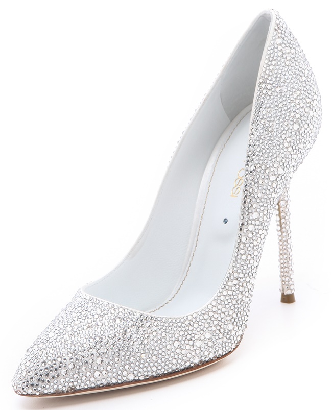 sergio rossi all over strass pumps