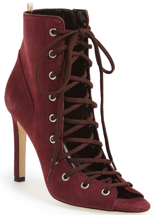 sjp sarah jessica parker allison lace up bootie