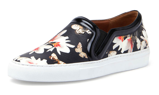 Givenchy-Floral-Print-Slip-On-Sneaker