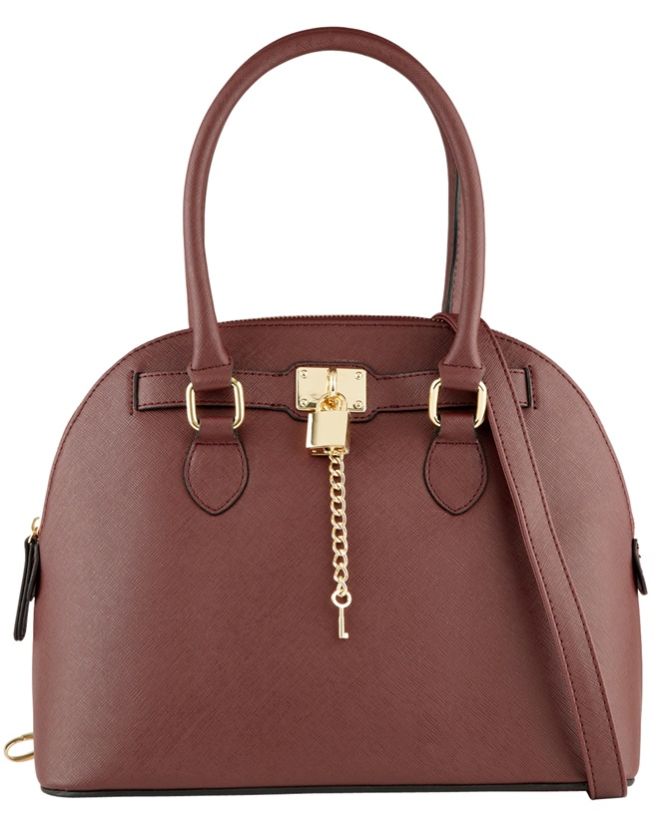 aldo frattapolesine handbag bordeaux