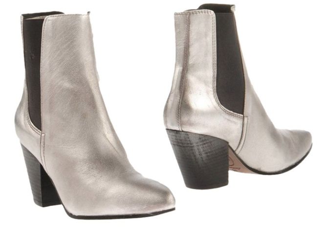 ash obsession metallic silver boots