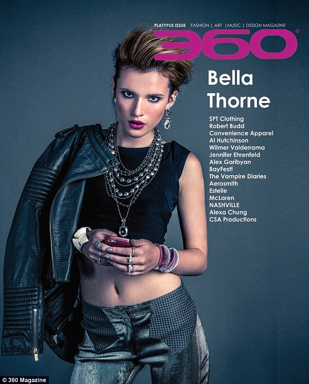 bella thorne punk glam 360 magazine