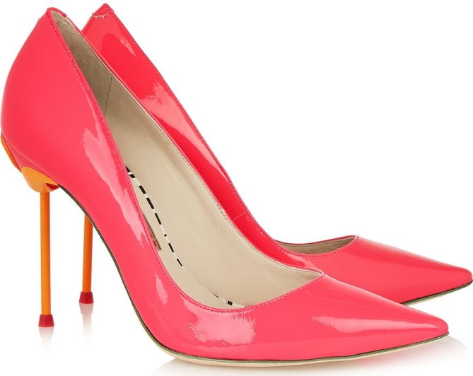 sophia webster flamingo neon pink pumps 2