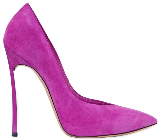 casadei blade heel pink pumps