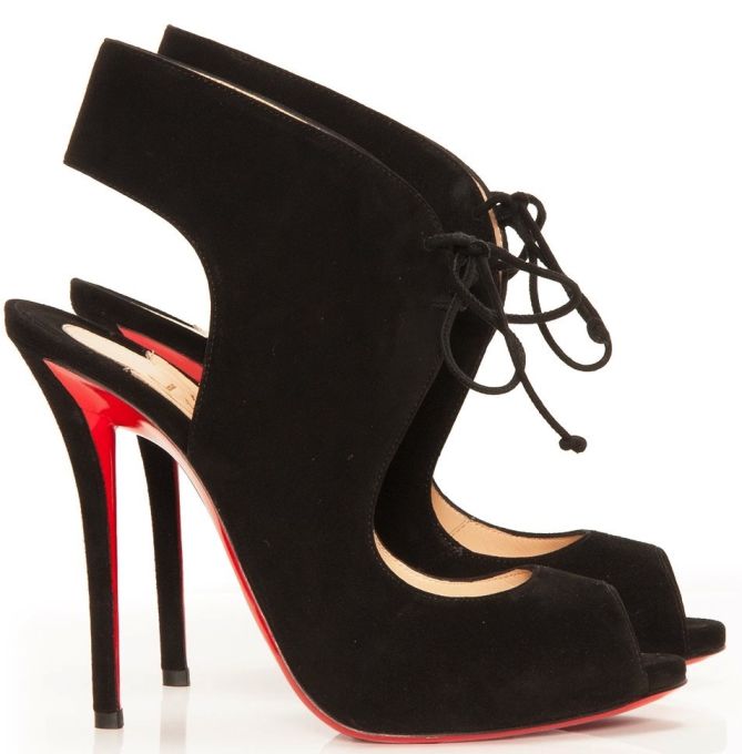 christian louboutin allegra black suede 2