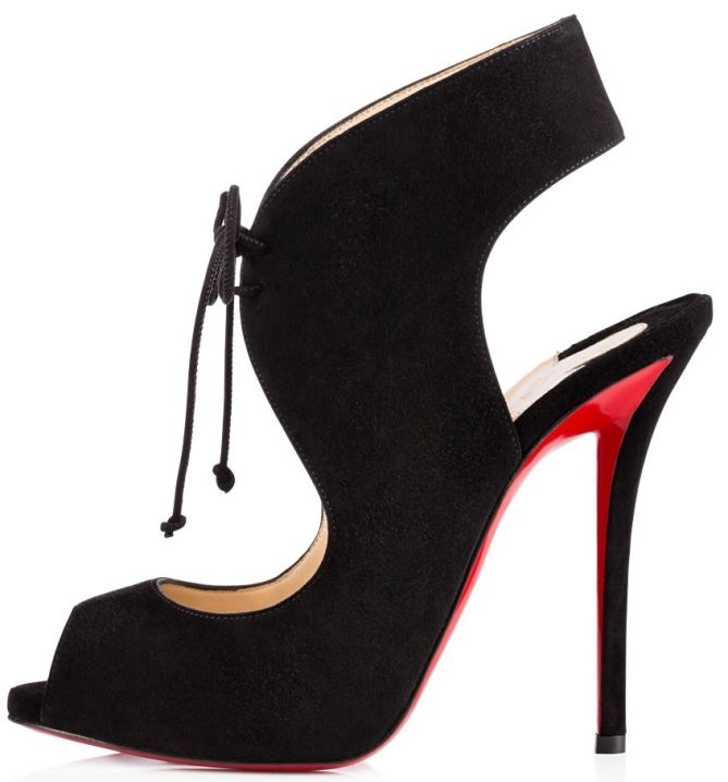 christian louboutin allegra black suede 4