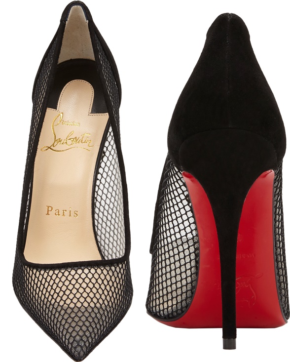 christian louboutin follies resille mesh pumps 2-horz