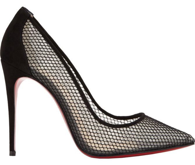 christian louboutin follies resille mesh pumps