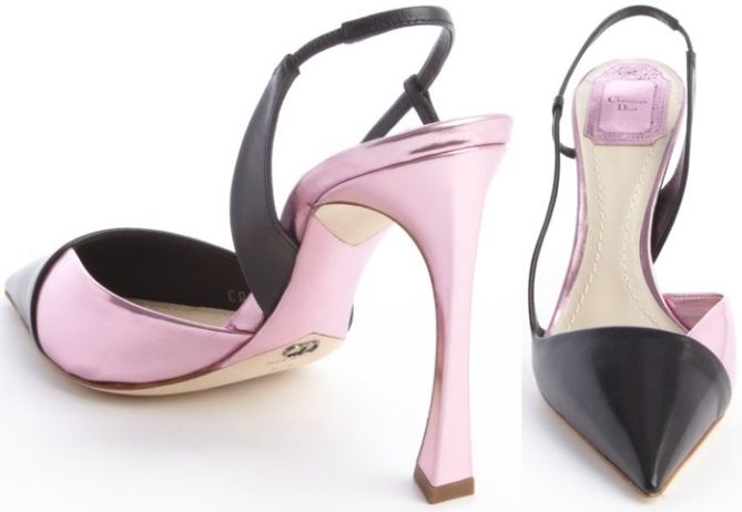 dior slingback flare heel pumps 3-horz