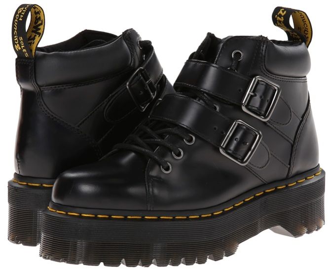 dr martens buckled boots bryony