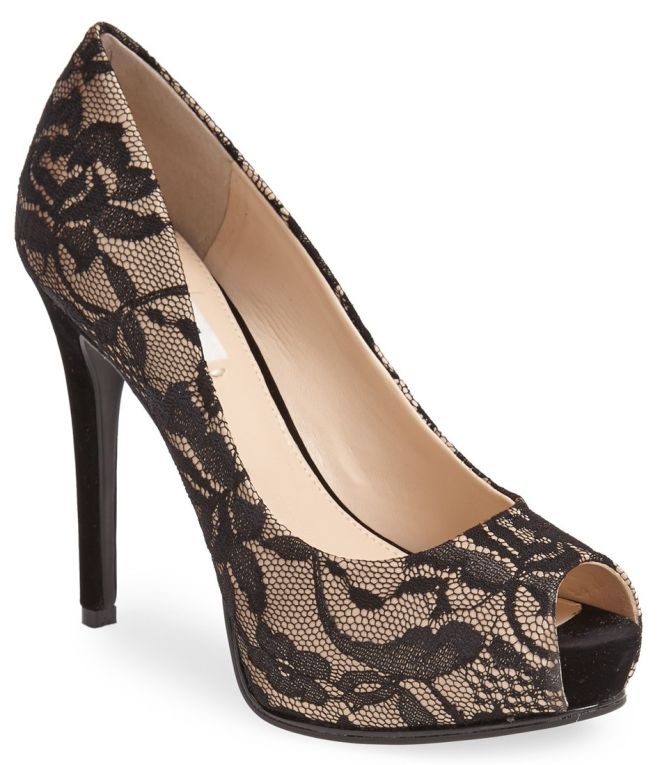 guess honara lace pumps