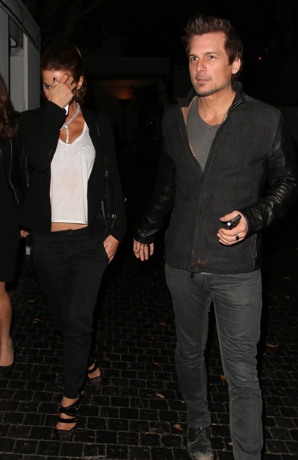 Kate Beckinsale and her husband Len Wiseman arriving and leaving the Chateau Marmont in West Hollywood