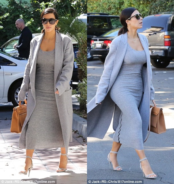 Kim kardashian cheap midi dress