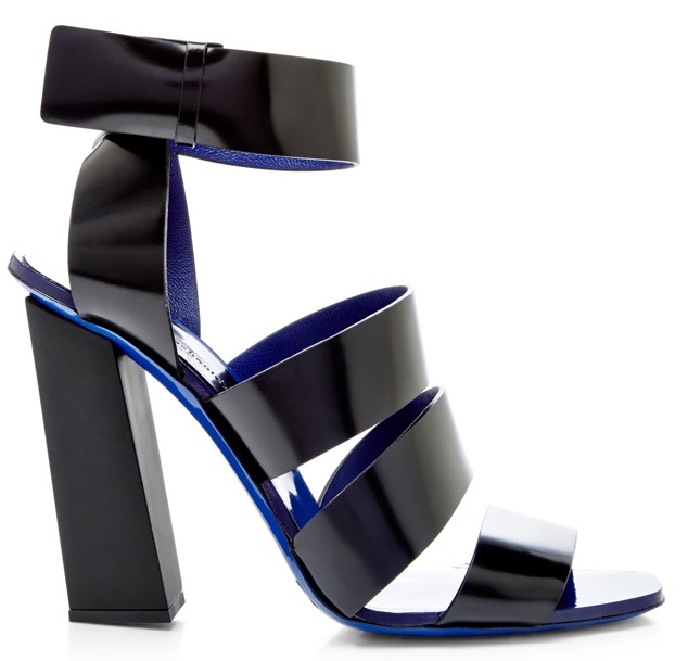 proenza schouler block heel leather sandals