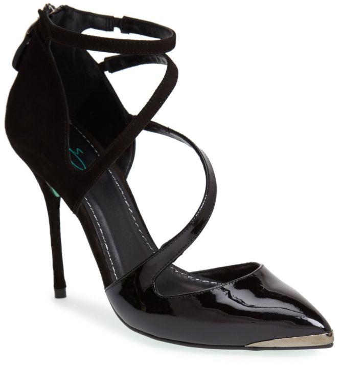 topshop by cjg up all night pointy strappy pumps