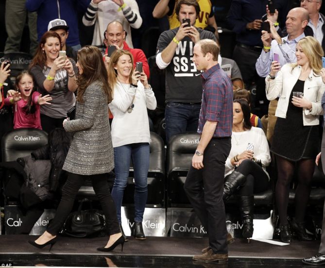 beyonce jay z duchess kate middleton prince william basketball game 000