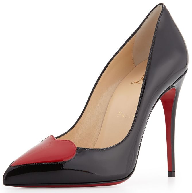 christian louboutin cora heart pumps