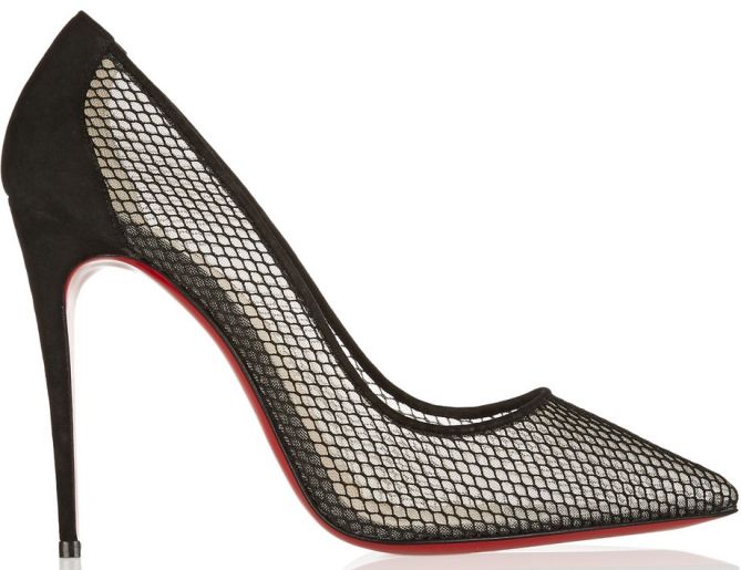 christian louboutin follies resille mesh pumps