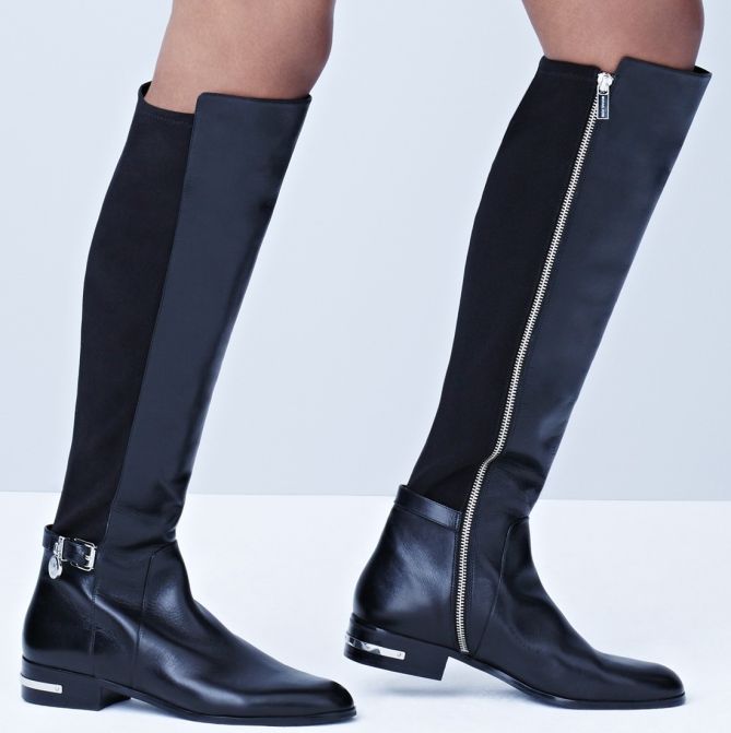 michael kors aileen leather boots