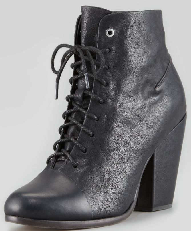 rag bone miles lace up boots