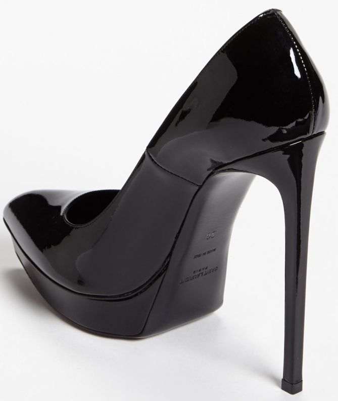 saint laurent janis pumps patent 2