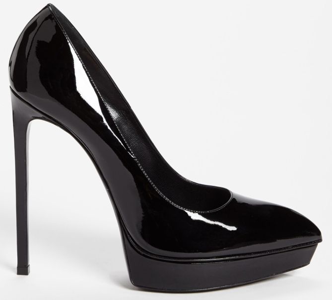 saint laurent janis pumps patent 4