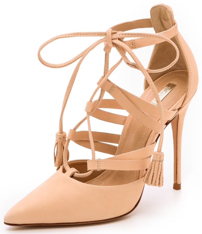 schutz zora lace up pumps