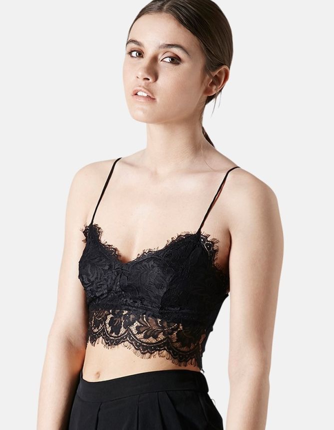 topshop lace bralette