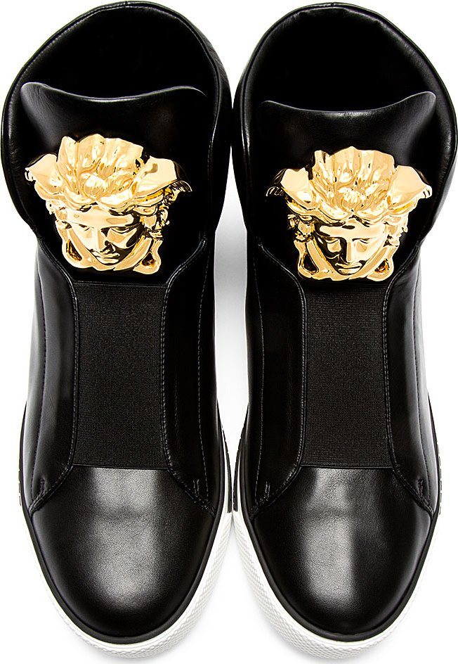 versace medusa high top sneakers 3