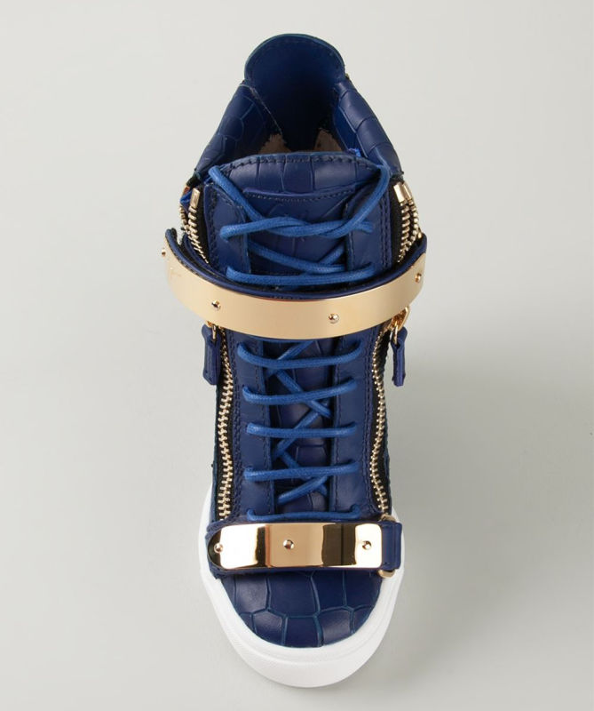 giuseppe zanotti design wedge sneakers