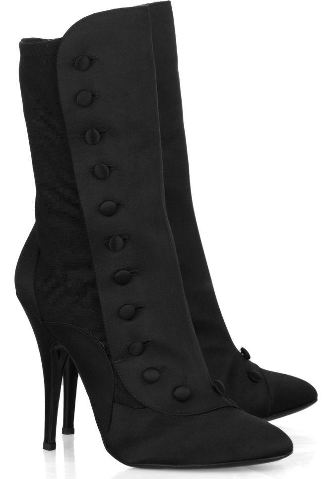 balmain button boots