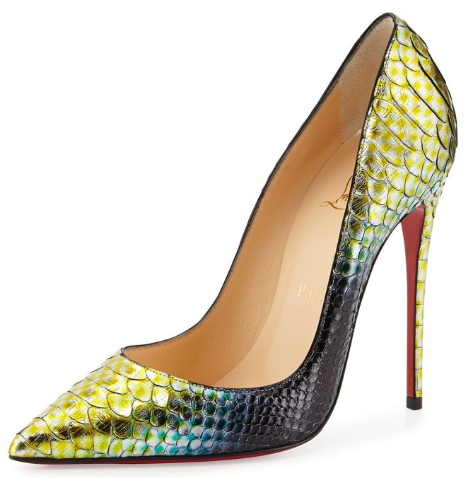 christian louboutin so kate snake ombre